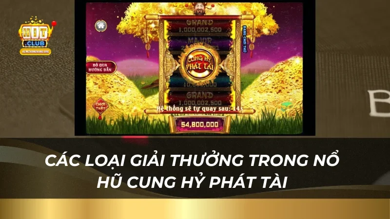 Nổ Hũ Cung Hỷ Phát Tài - Đánh Thức Tài Lộc Cùng Hitclub Các loại giải thưởng trong Nổ Hũ Cung Hỷ Phát Tài
